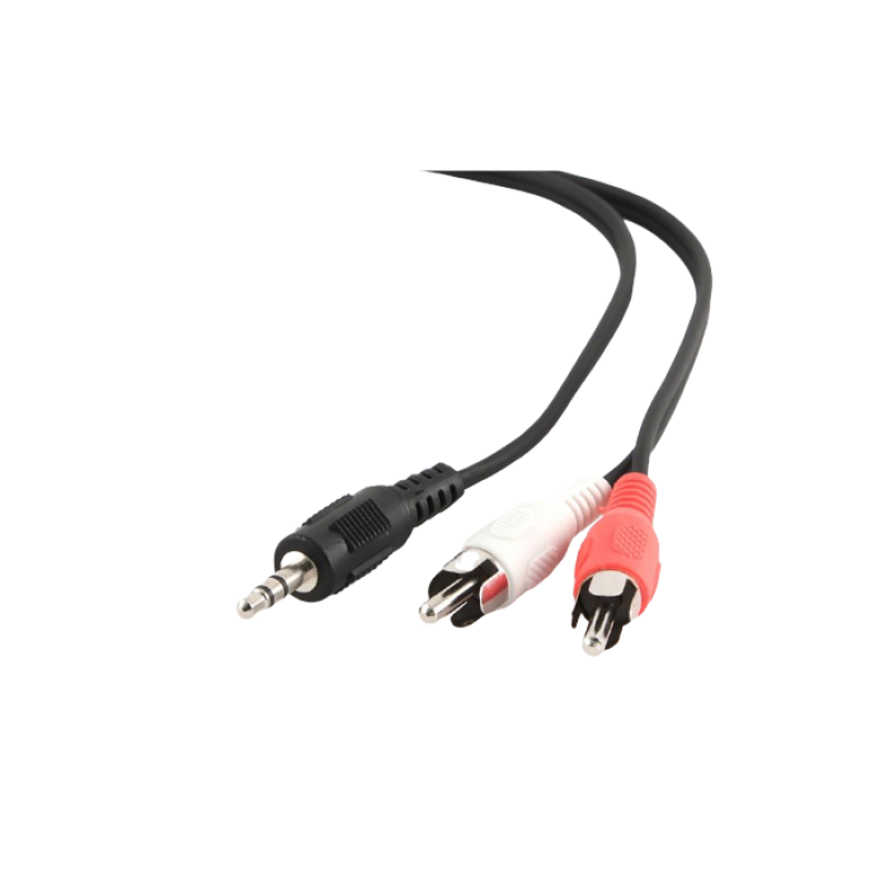 CCA-458-5M 3,5-мм стереоразъем на 2 фоноразъема, 5-метровый кабель, Cablexpert