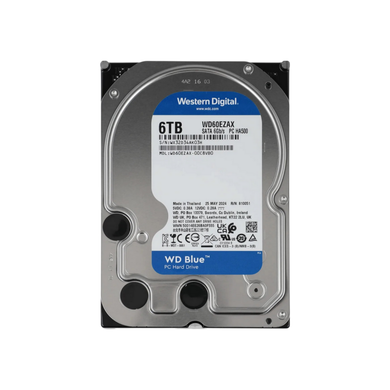 Жесткий диск 6.0TB Western Digital Blue WD60EZAX