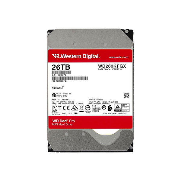 HDD 26.0TB Western Digital Red Pro WD260KFGX