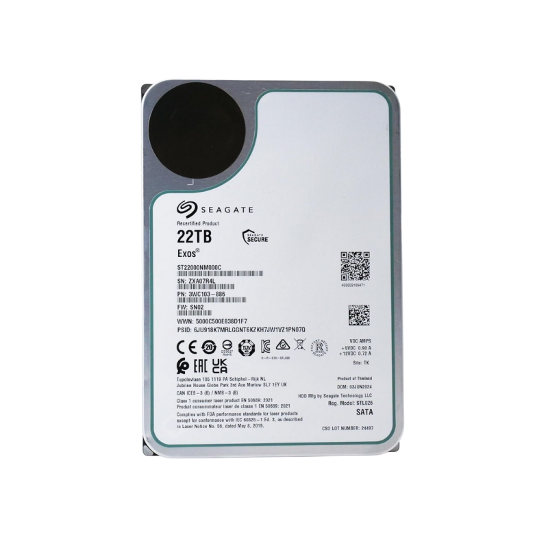 Жесткий диск 22.0TB Seagate Exos ST22000NM000C-FR