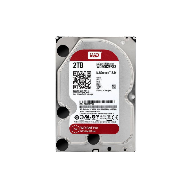 Жесткий диск 2.0TB Western Digital Red Pro WD2002FFSX