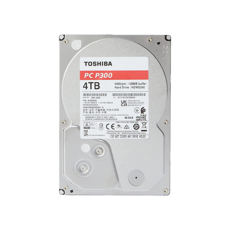 Жесткий диск 4.0TB Toshiba P300 HDWD240UZSVA