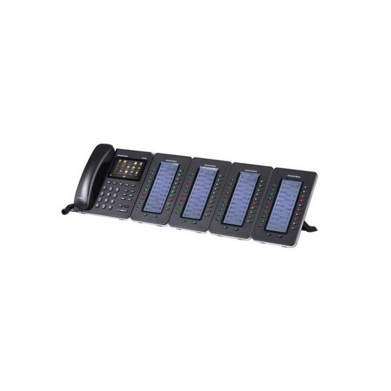 Модуль расширения Grandstream GXP2200EXT, 20 кнопок, 40 контактов, черный