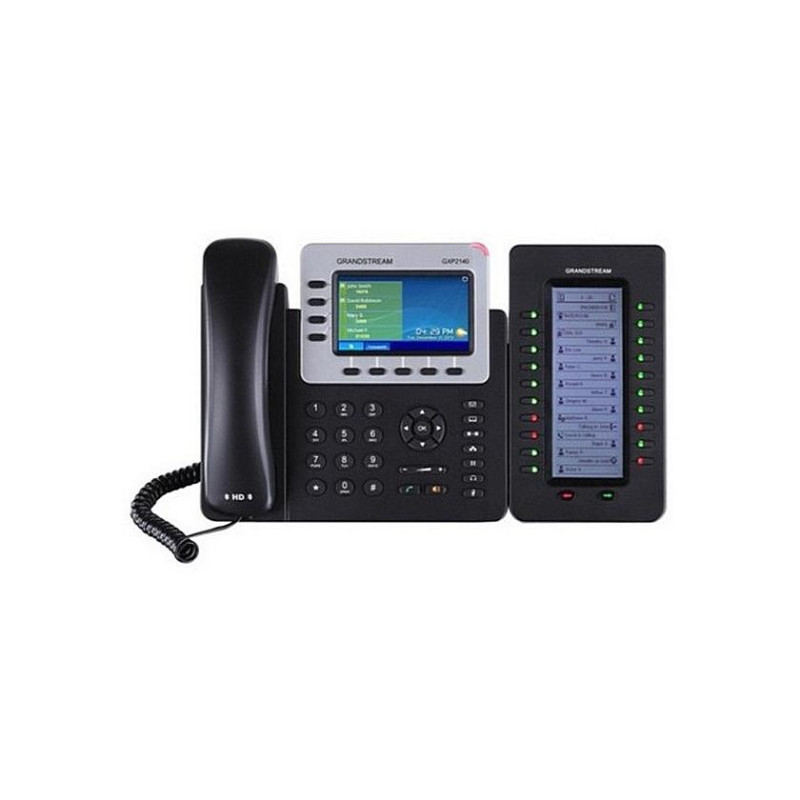 Модуль расширения Grandstream GXP2200EXT, 20 кнопок, 40 контактов, черный