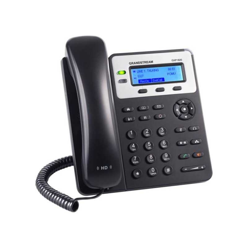 Grandstream GXP1620, 2 SIP, 2 линии, без PoE, черный