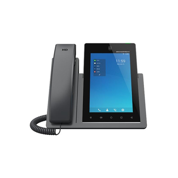 Grandstream GXV3470 Video, 16 SIP, 16 Lines, Android, 7" IPS Touch Screen, PoE, Wi-Fi 6, Black
