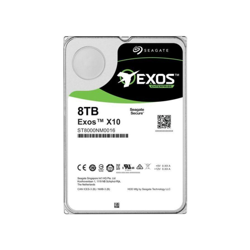 Жесткий диск 8.0TB Seagate Exos X10 ST8000NM0016 Enterprise