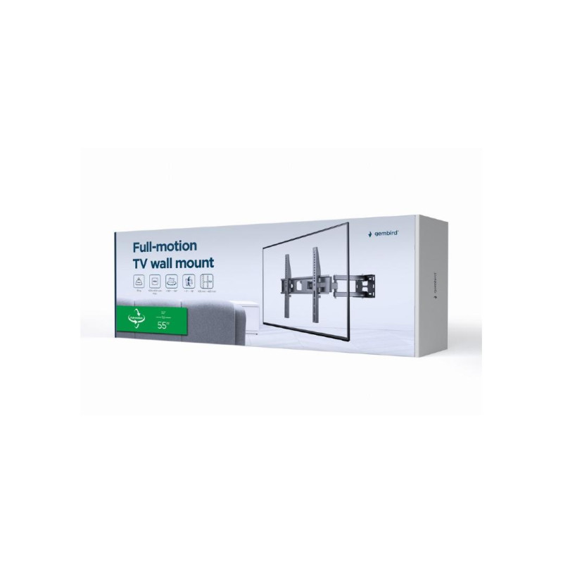 Крепление для телевизора Gembird WM-55ST-03, Black