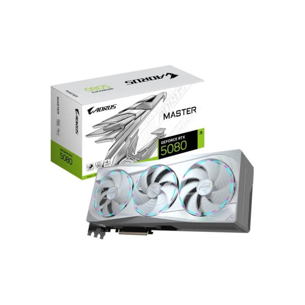 Видеокарта Gigabyte GeForce RTX 5080 Aorus Master ICE 16G