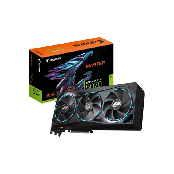 Видеокарта Gigabyte GeForce RTX 5070 Aorus Master OC 12G
