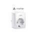 Socket  TP-LINK Tapo P110M, 220–240V, 3680Wt, 16A, Smart Mini Plug with Energy Monitoring, Wifi, Remote Access, 