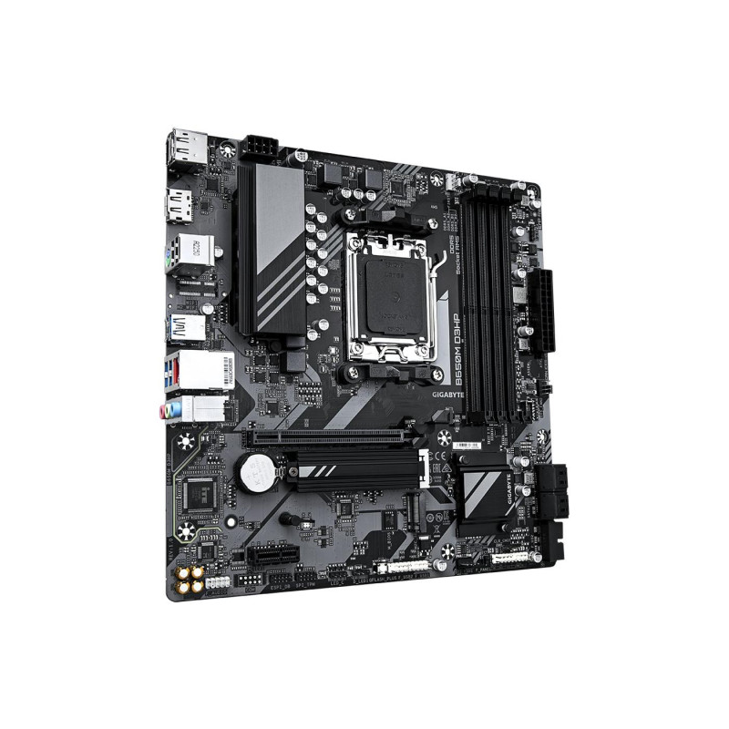 GIGABYTE B650M D3HP, Socket AM5, 9Phases, AMD B850, Dual 4xDDR5-8200, APU AMD graphics, 1xHDMI, 2xDP, 2xPCIe5.0 X16