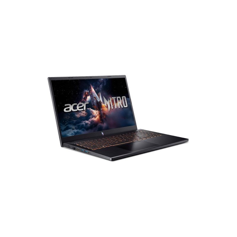 ACER Nitro V 15 ANV15-52 Obsidian Black 15,6 дюйма, IPS FHD, 165 Гц (Intel Core 5 210H 8 ядер, 2,2–4,8 ГГц, 16 ГБ оперативной памяти DDR5)