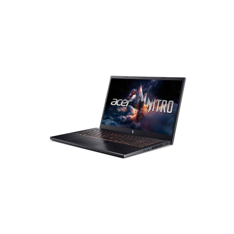 ACER Nitro V 15 ANV15-52 Obsidian Black 15,6 дюйма, IPS FHD, 165 Гц (Intel Core 5 210H 8 ядер, 2,2–4,8 ГГц, 16 ГБ оперативной памяти DDR5)