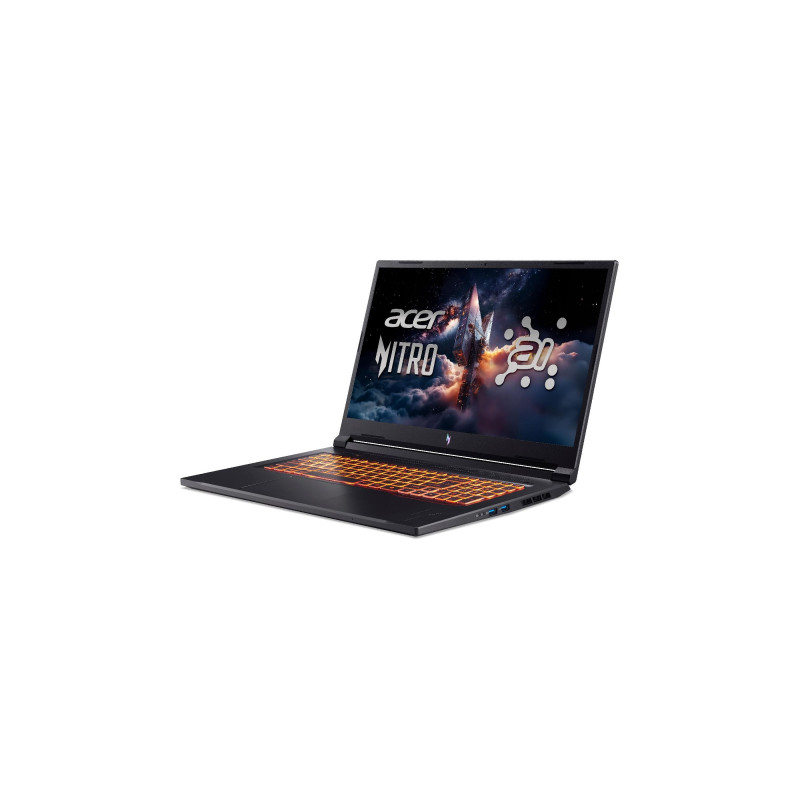 ACER Nitro V 17 AI ANV17-41 Obsidian Black 17.3” IPS FHD 144Hz (AMD Ryzen 7 260 AI 8xCore 3.8-5.1GHz, 16GB DDR5 RAM