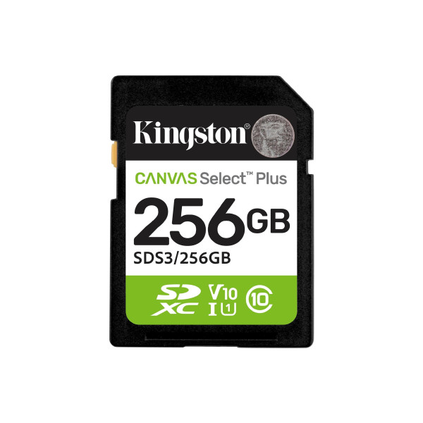 Карта памяти SD 256GB Kingston Canvas Select Plus, Up to 150MB/s Карта памяти SD 256GB Kingston Canvas Select Plus, Up to 150MB/s