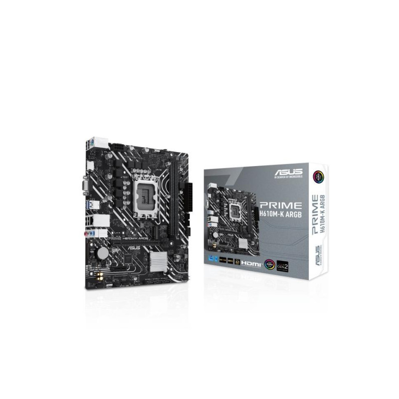 Placa de baza Asus Prime H610M-K ARGB