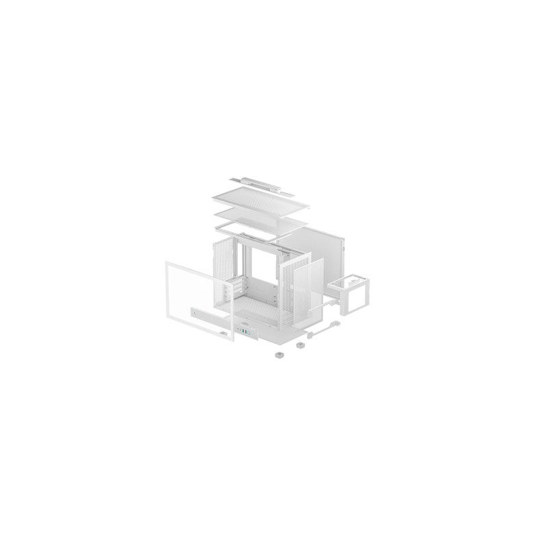 DEEPCOOL CH160 PLUS WH, Alb