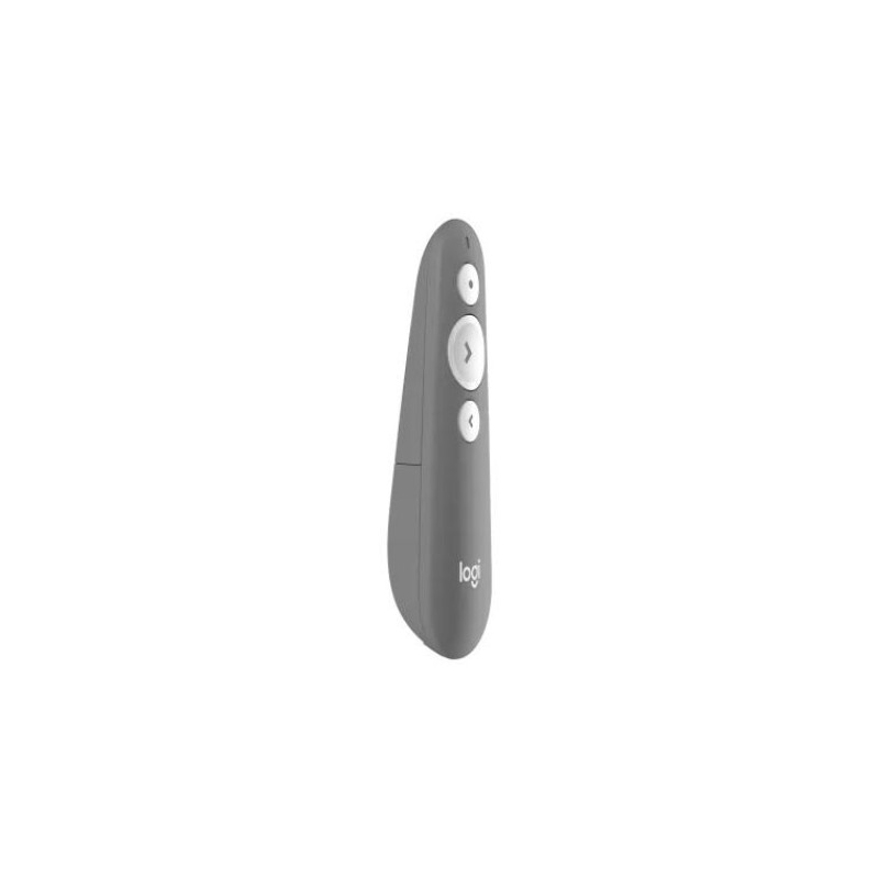 Пульт дистанционного управления Logitech R500s Laser Presentation Remote, Bluetooth и 2,4 ГГц, радиус действия беспроводной связи 20 м, графитовый