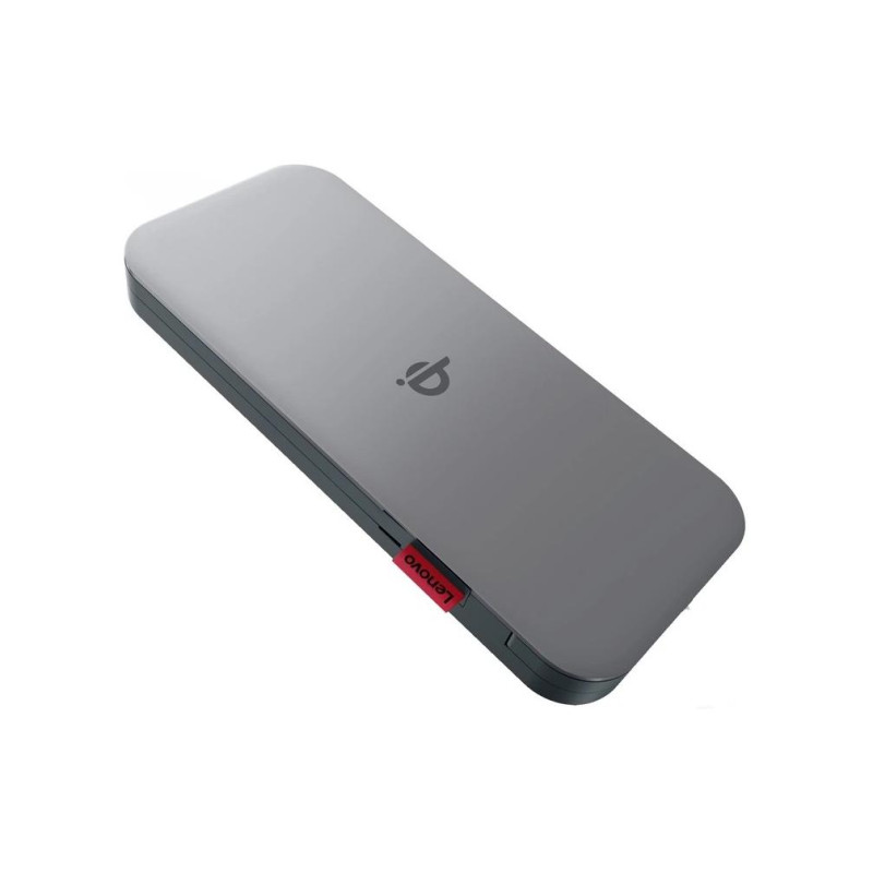 Lenovo Go USB-C Mobile Power Bank (10000mAh + Qi Wireless up to 15W), 2x USB-C Charging Ports, Input 27 W (9V/3A),