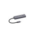 Многопортовый концентратор Verbatim USB-C Essentials, 4 порта: HDMI (до 4K/30 Гц), USB-C PD (до 100 Вт), USB-A 3.2 Gen 1, USB