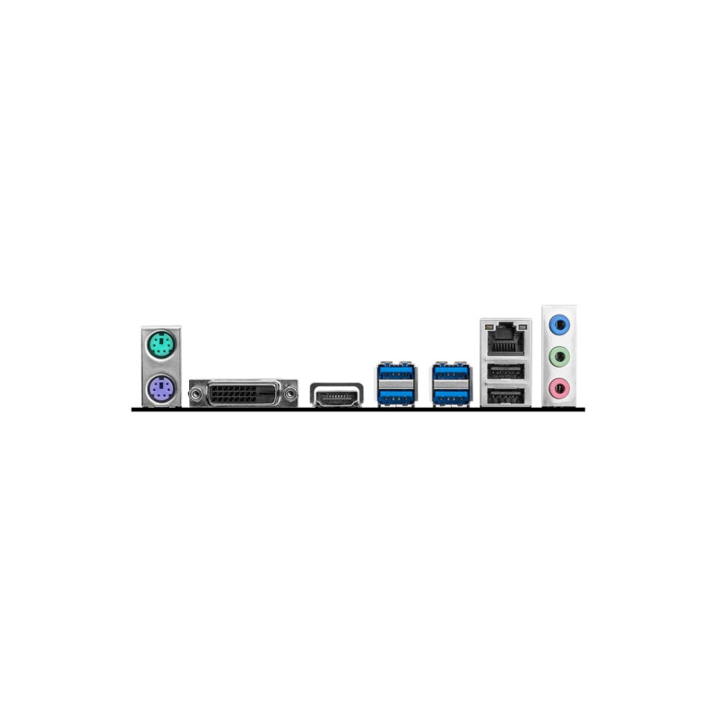 MSI B450M-A PRO MAX II, сокет AM4, AMD B450, две ОЗУ 2xDDR4-4133, графика APU AMD, DVI, HDMI, 1xPCIe X16, 4xSATA3,