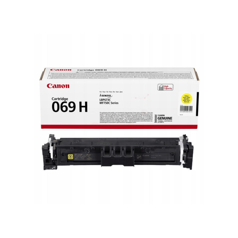 Laser Cartridge Canon 069H Y (5095C002), yellow (5500 pages) for Canon i-SENSYS MF752Cdw/ MF754Cdw/ LBP673Cdw