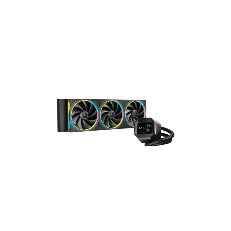 Система жидкостного охлаждения DEEPCOOL "LM360", радиатор 360 мм, технология Anti-Leak, сокет LGA1851/1700/1200/115x и AM5/AM4