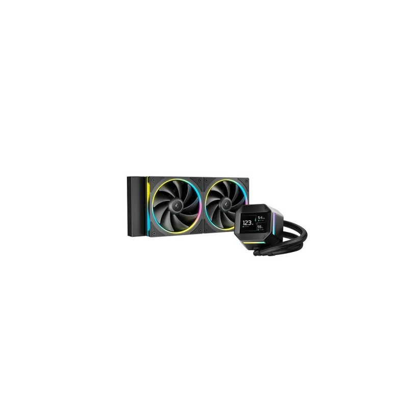 Система охлаждения DEEPCOOL Liquid Cooler "LM240", радиатор 240 мм, технология Anti-Leak, сокет LGA1851/1700/1200/115x и AM5/AM4