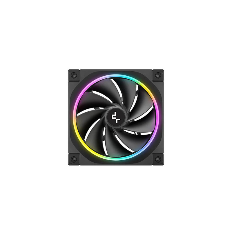 120-мм вентилятор для корпуса - DEEPCOOL ”FL12R”, высокопроизводительный вентилятор REVERSE 120 мм с ARGB-подсветкой и ШИМ-управлением, 120 x 120 x 25 мм, 500~2150 об/мин ±10%,