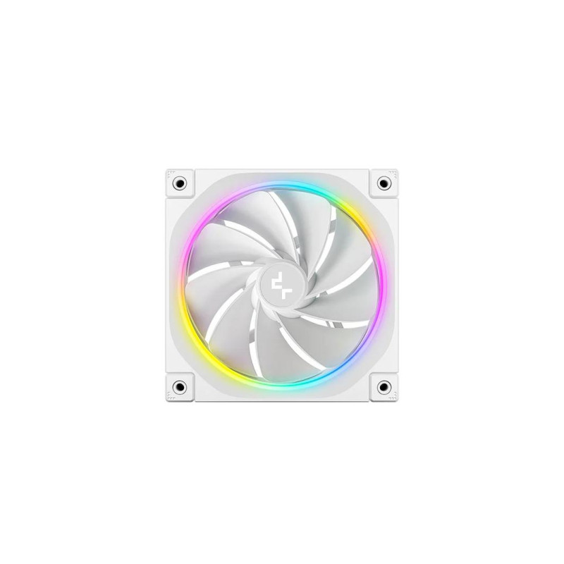 120-мм корпусный вентилятор - DEEPCOOL ”FL12R WH”, высокопроизводительный вентилятор REVERSE 120 мм с ARGB-подсветкой и ШИМ-управлением, 120 x 120 x 25 мм, 500–2150 об/мин ±10