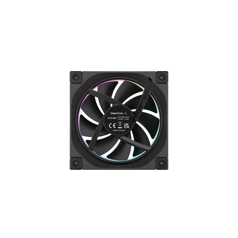 120mm Case Fan - DEEPCOOL ”FL12”, High-Performance 120mm ARGB PWM fan, 120x120x25 mm, 500~2150 RPM±10%, 55CFM, <