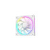 120mm Case Fan - DEEPCOOL ”FL12 WH”, High-Performance 120mm PWM fan, 120x120x25 mm, 500~2150 RPM±10%, 55CFM, <