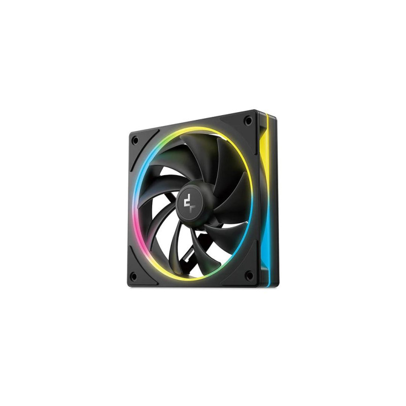 120-мм вентилятор для корпуса - DEEPCOOL ”FL12 SE”, 120-мм вентилятор с ARGB-подсветкой и ШИМ-управлением, 120 x 120 x 25 мм, 400–1900 об/мин ±10%, 50,74 куб. футов в минуту, <28,67 дБ(A)
