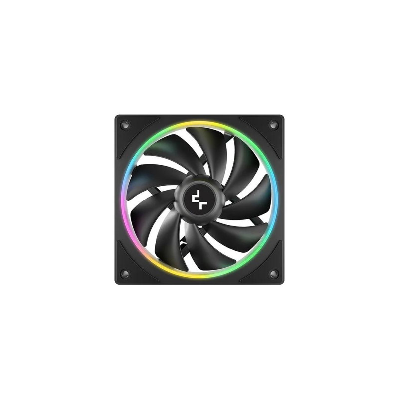 120-мм вентилятор для корпуса - DEEPCOOL ”FL12 SE”, 120-мм вентилятор с ARGB-подсветкой и ШИМ-управлением, 120 x 120 x 25 мм, 400–1900 об/мин ±10%, 50,74 куб. футов в минуту, <28,67 дБ(A)