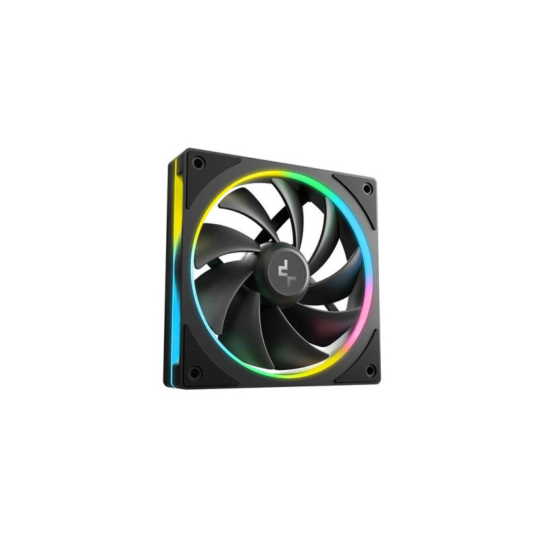 120-мм вентилятор для корпуса - DEEPCOOL ”FL12 SE”, 120-мм вентилятор с ARGB-подсветкой и ШИМ-управлением, 120 x 120 x 25 мм, 400–1900 об/мин ±10%, 50,74 куб. футов в минуту, <28,67 дБ(A)