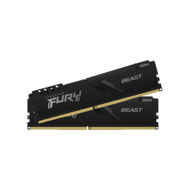 32GB (Kit of 2*16GB) DDR4-3200  Kingston FURY® Beast DDR4, PC25600, CL16, 1.35V, 1Gx8,  Kingston's proprietary 