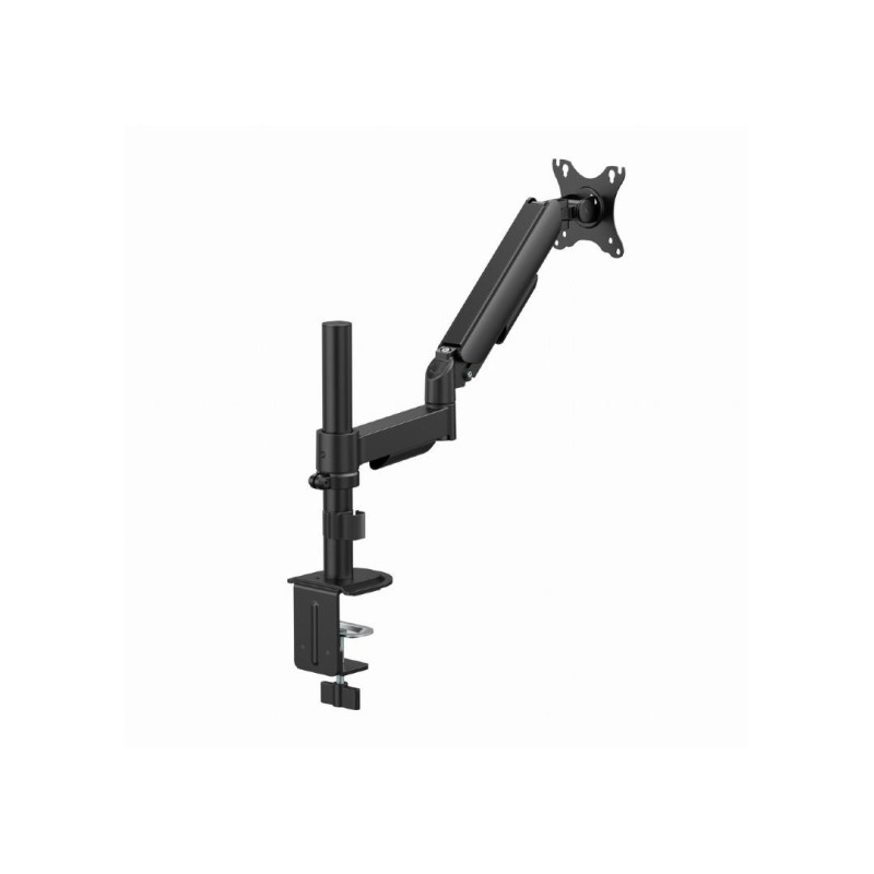 Arm for 1 monitor 17”-32” - Gembird MA-DA1P-02, Adjustable desk display mounting arm, Gas spring 2-9 kg, VESA 75/