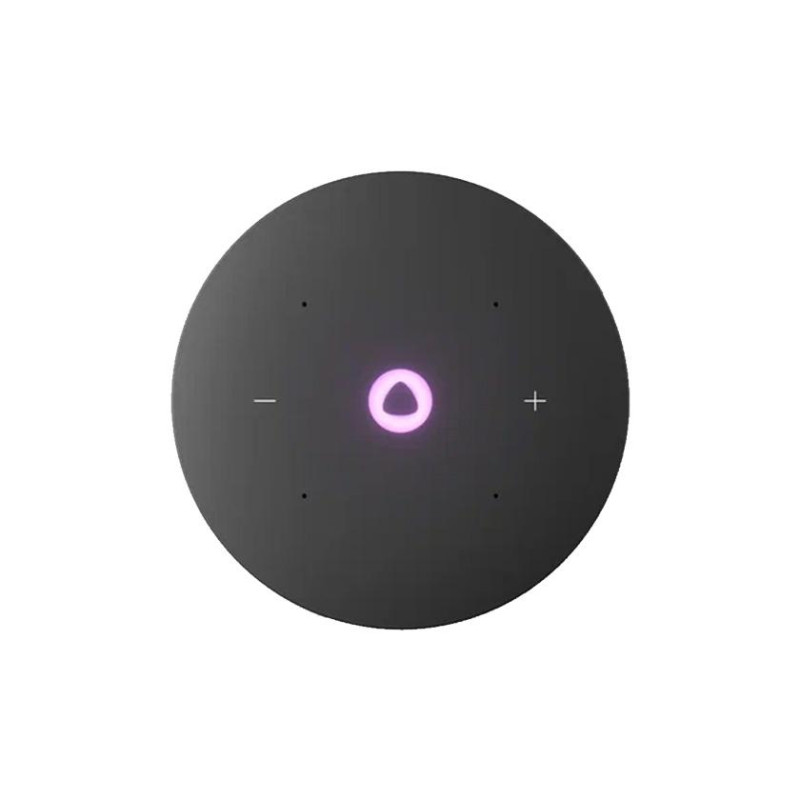 Smart Speaker (YNDX-00059BLK) Yandex Station MINI 3 Pro with Alisa, Black, LED Display, Smart Home Control Center