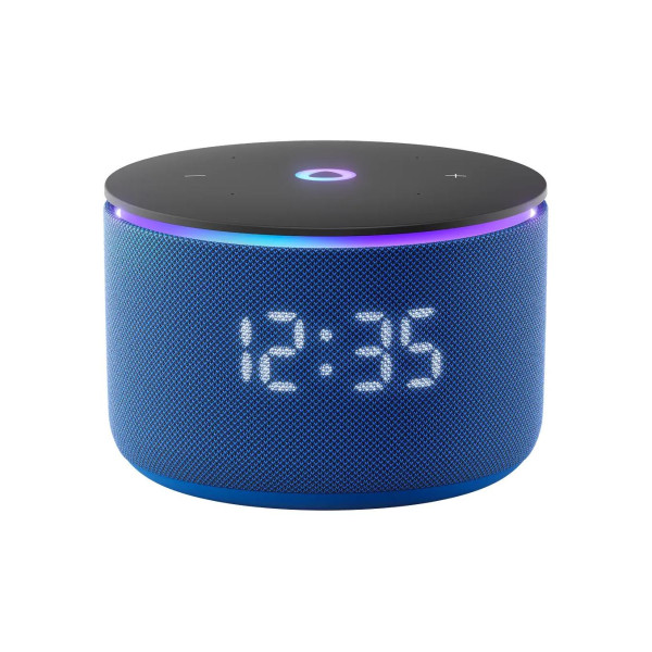 Smart Speaker (YNDX-00059BLU)  Yandex Station MINI 3 Pro with Alisa, Blue, LED Display, Smart Home Control Center, 
