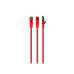 Patch Cord Cat.6A S/FTP Low Smoke Zero Halogen (LSZH) Gembird, Red