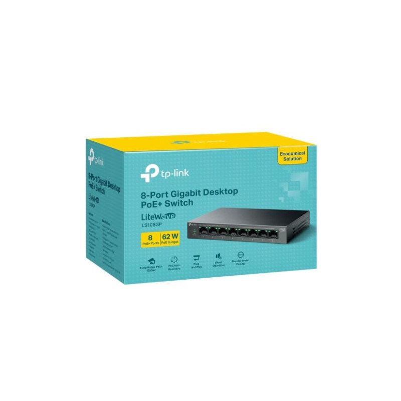TP-LINK LS108GP, Gri