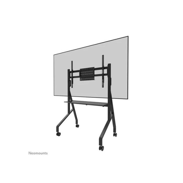 TV Floor stand with caster wheels for 55-86” - Neomounts, Mobile, max 76 kg, VESA 100x100-900x600, manual h 106-136