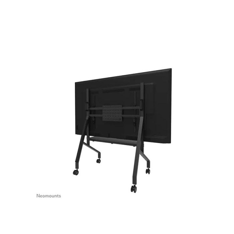 TV Floor stand with caster wheels for 55-86” - Neomounts, Mobile, max 76 kg, VESA 100x100-900x600, manual h 106-136