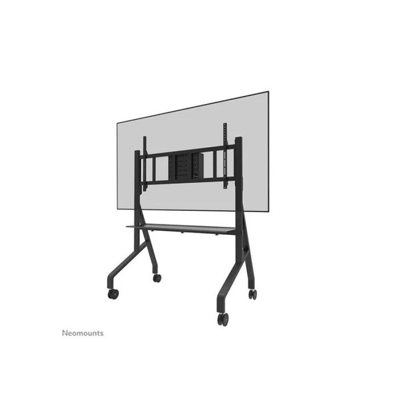 Heavy duty TV Floor stand with caster wheels for 65-115” - Neomounts, Mobile, max 125 kg, VESA 100x100-1100x600, 