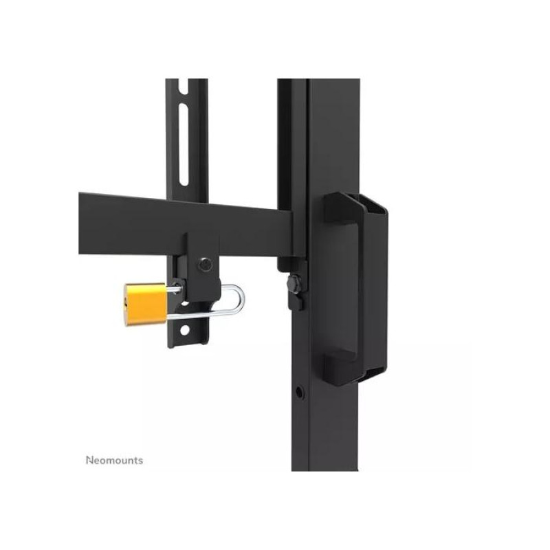 Heavy duty TV Floor stand with caster wheels for 65-115” - Neomounts, Mobile, max 125 kg, VESA 100x100-1100x600,