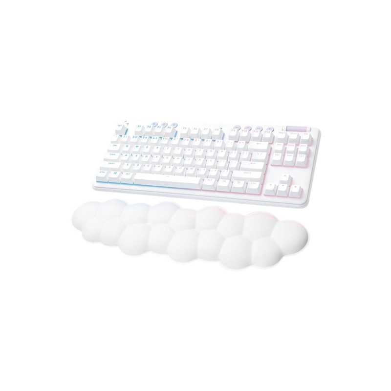 Logitech Wireless Gaming Keyboard G715, 87 key TKL and Palmrest - Mechanical Switches, RGB, Double-shot PBT key