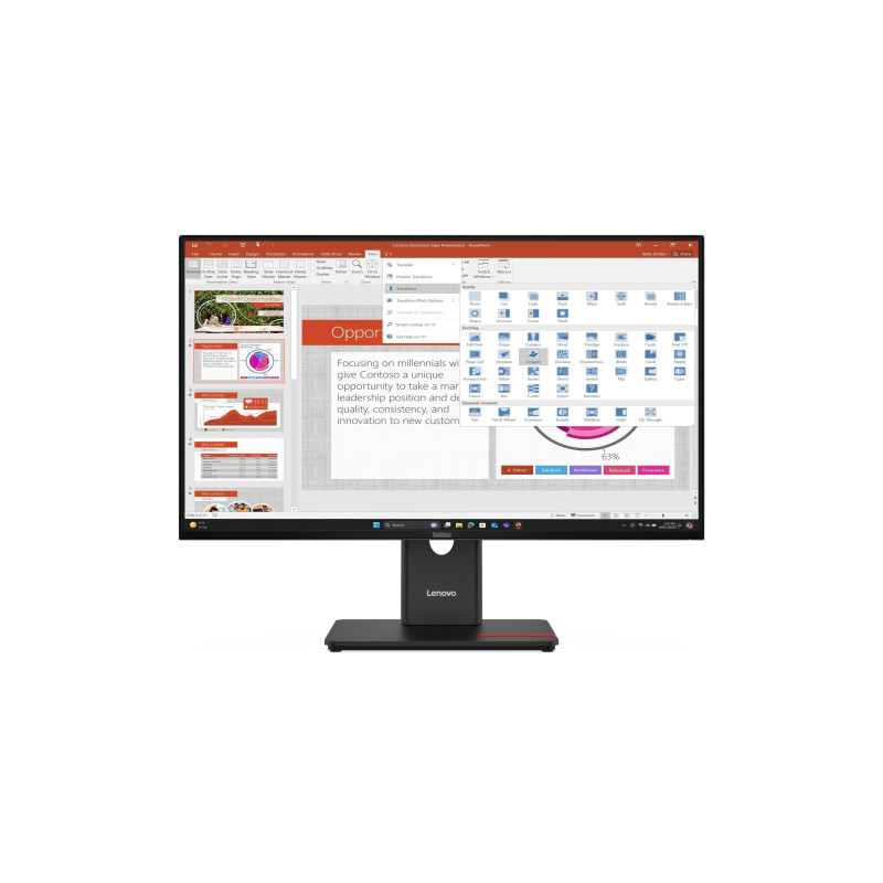 Монитор Lenovo ThinkVision T27-40, Black
