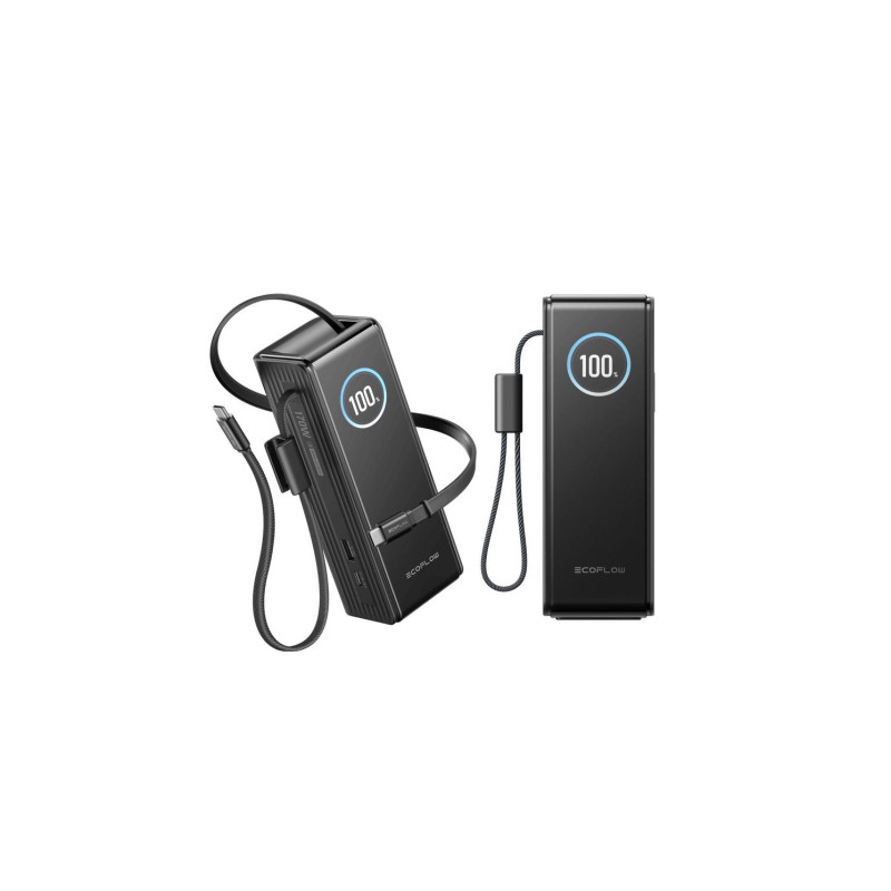 EcoFlow Rapid 25K Power Bank, 25.000mAh (90,00 Wh) Air-travel-friendly, 140W single port output, 170W total output