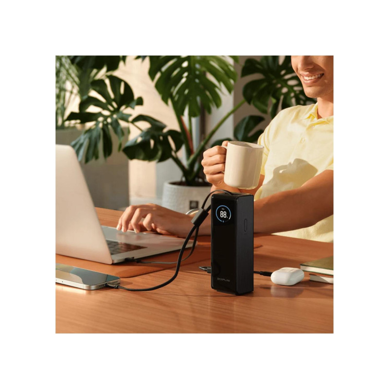 EcoFlow Rapid 25K Power Bank, 25.000mAh (90,00 Wh) Air-travel-friendly, 140W single port output, 170W total output